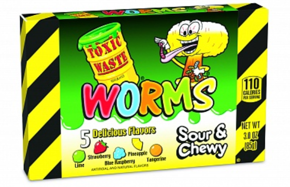 Toxic Waste Worms Theater Box