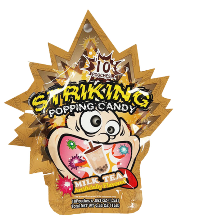 Striking Popping Candy 15g-Milk Tea 15G x 12