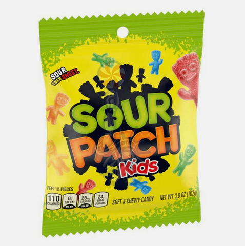 Sour Patch Kids SOUR Peg 102g x 12