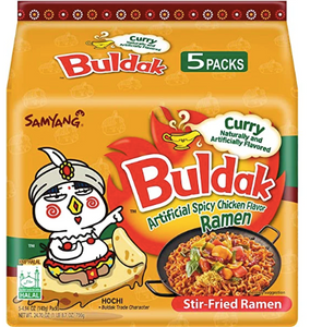 SAMYANG BULDAK CURRY HOT CHICKEN FLAVOUR RAMEN (5x140G)