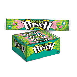 Sour Punch Watermelon Straws 2oz - 24CT