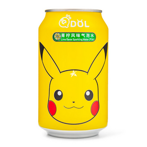 Qdol & Pokémon Lime Flavour Sparkling Water - 330ml x 24