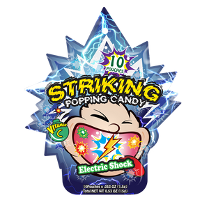 Striking Popping Candy 15g-Electric Shock with Vitamin C - 15gx48