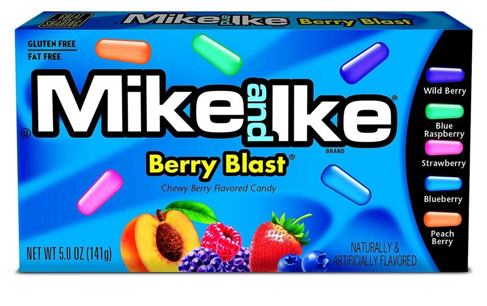 Mike and Ike Berry Blast Theatre Box 120g - 12 ct