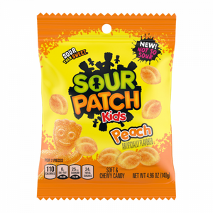 Sour Patch Kids Peach 4.96oz (140g) - 12CT